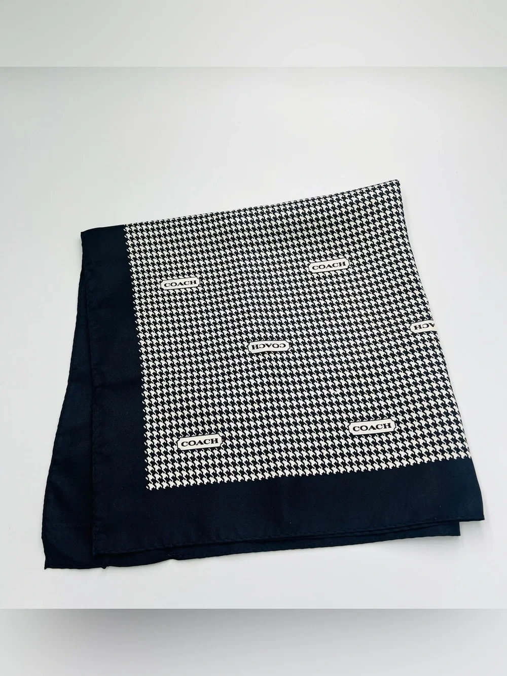 Coach Houndstooth Scarf